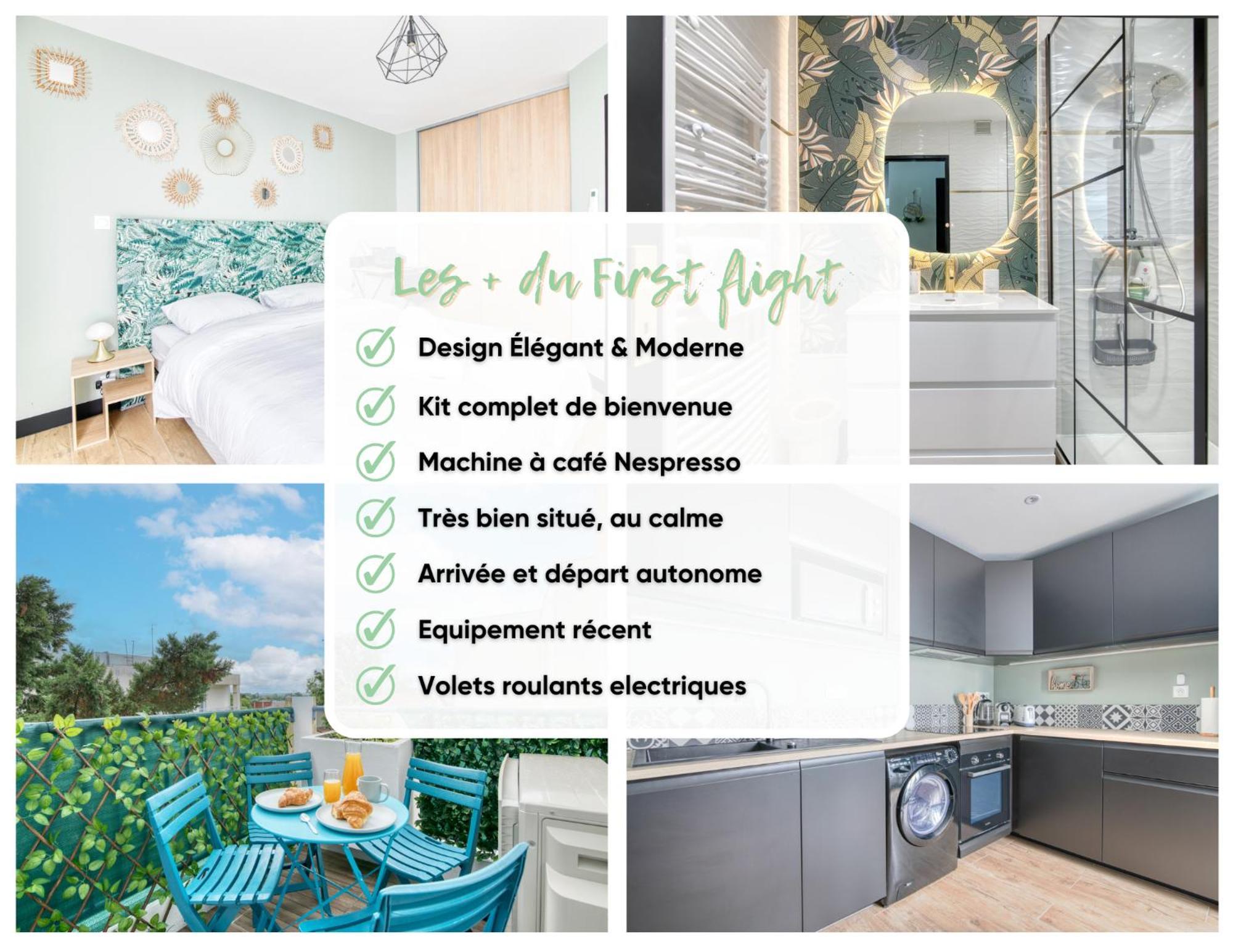 First Flight - A 8 Mn De L'aeroport- Proche Airbus - 6 Voyageurs Apartment